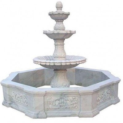 Marble outdoor sculpture fountains